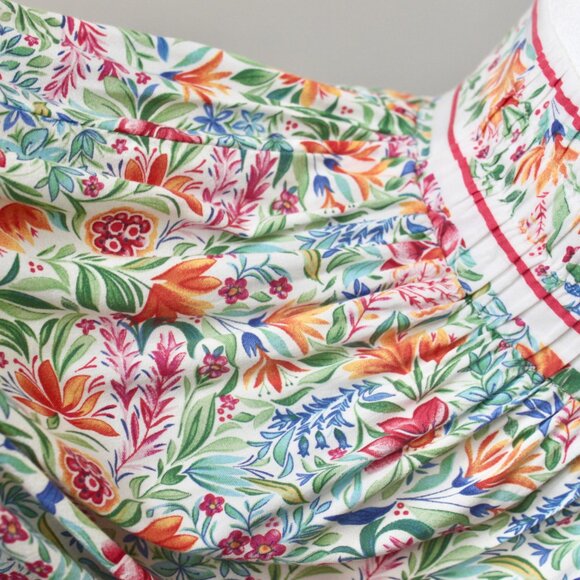 Rachel Zoe White Multicolor Floral Fairy Whimsical Mini Skirt Extra Small - Picture 3 of 4